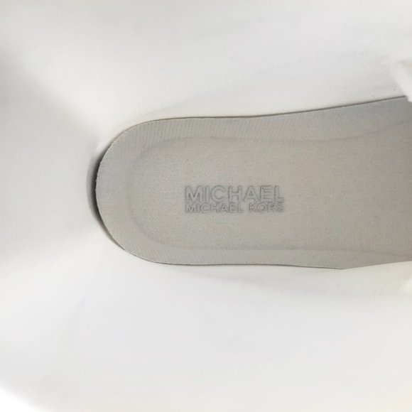 Michael Kors white lace up combat rain boots - Picture 9 of 14